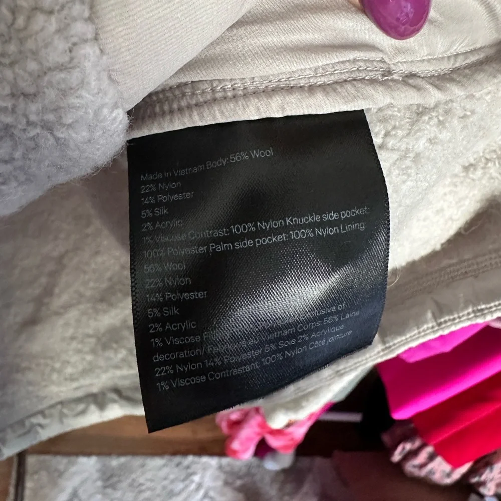 LULULEMON Go Cozy Jacket WOOL SIZE 4 new no tag heathered ceramic - Picture 11 of 11